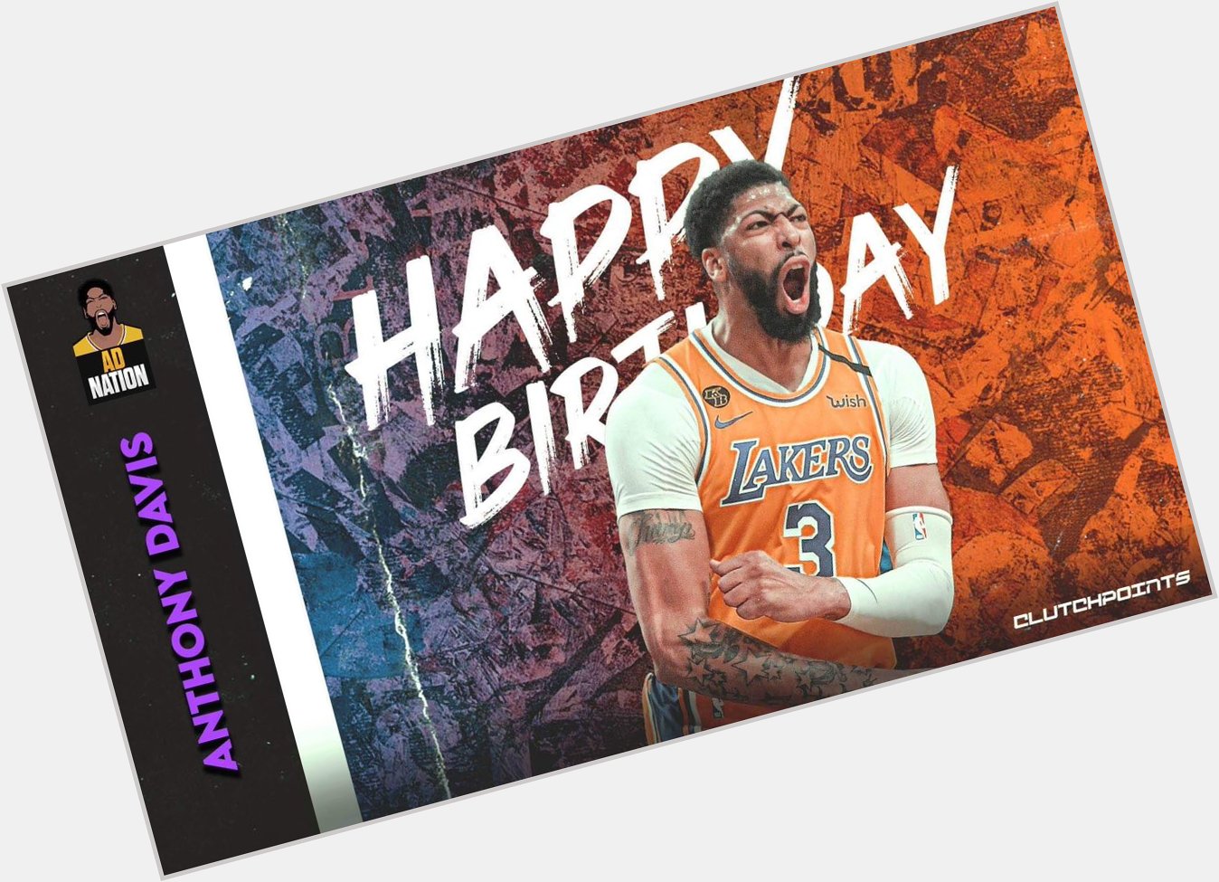 Join AD Nation in wishing 2020 Champion, 8x All-Star, and 2017 ASG MVP, Anthony Davis, a happy 28th birthday!  