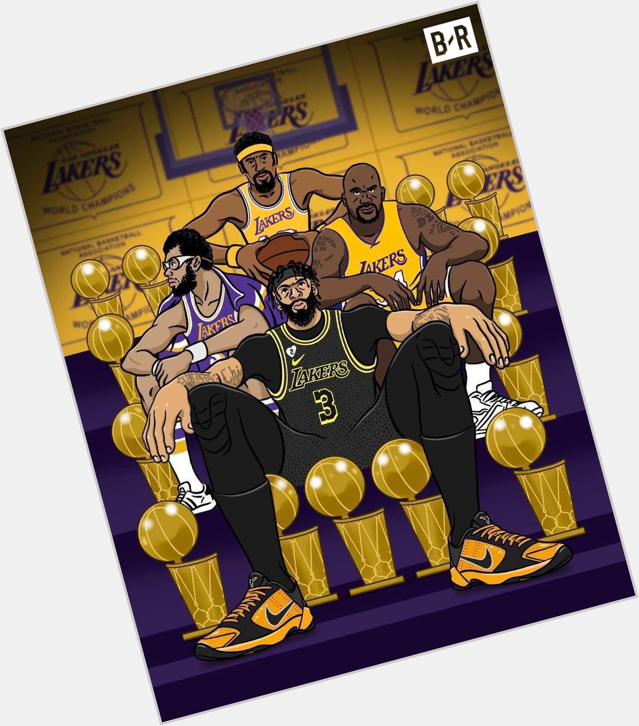 Anthony Davis has a chance to be one of the greatest Lakers big men of all time. 

Happy 28th birthday to The Brow. 