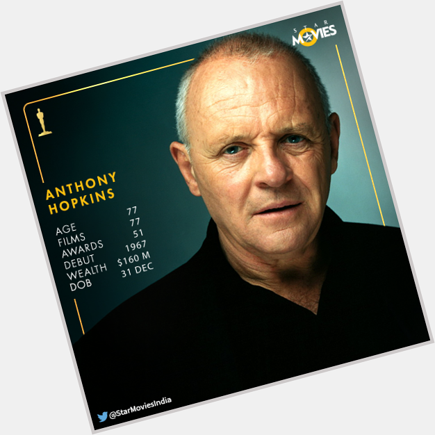 Hannibal to Odin!
Wishing the Oscar winner Anthony Hopkins a Happy Birthday.

message us your birthday wishes. 