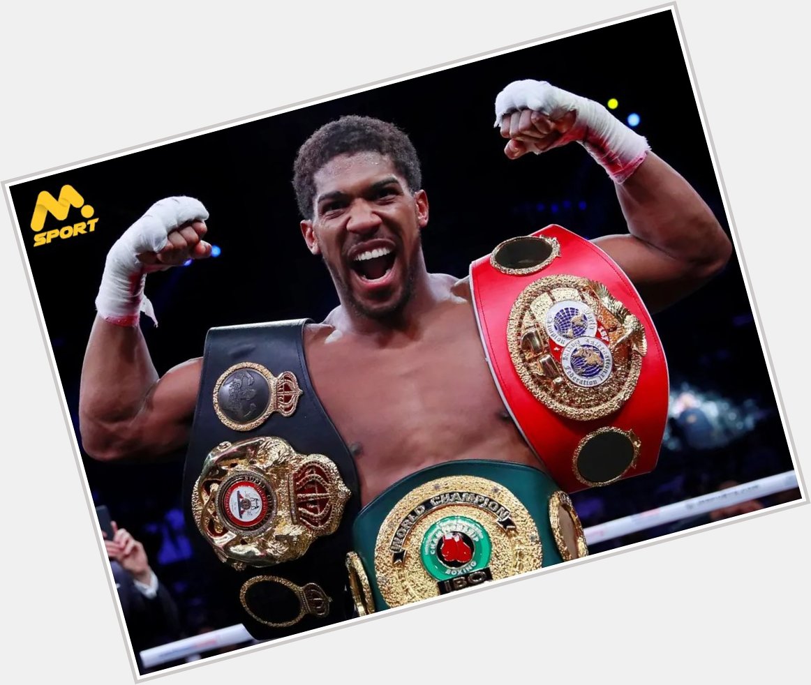 Happy 32nd Birthday to Anthony Joshua! Can AJ bounce back and reclaim his titles!? 