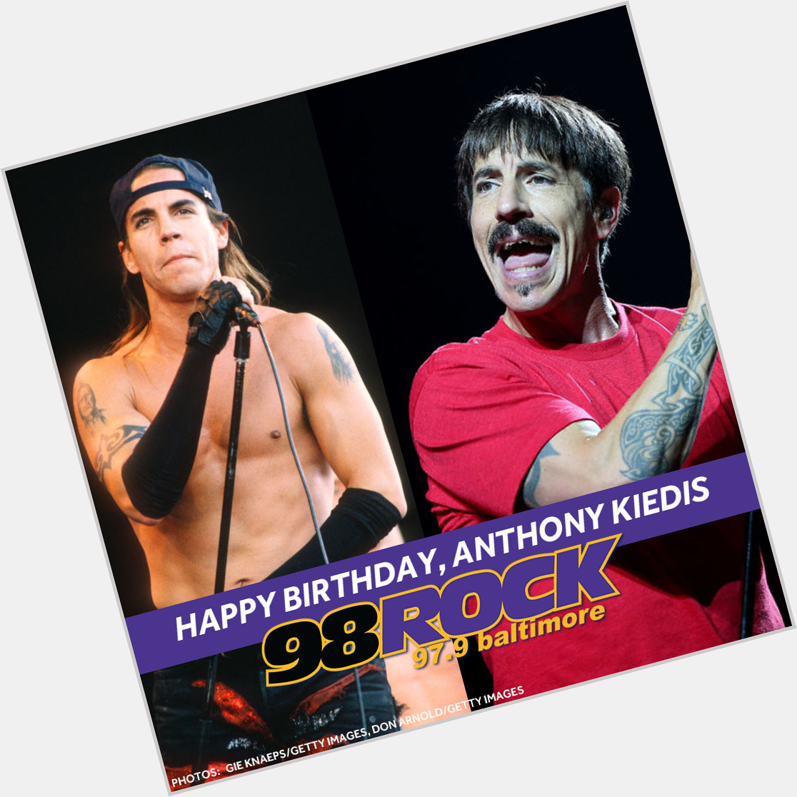 Happy 59th birthday to Anthony Kiedis of the Red Hot Chili Peppers!   