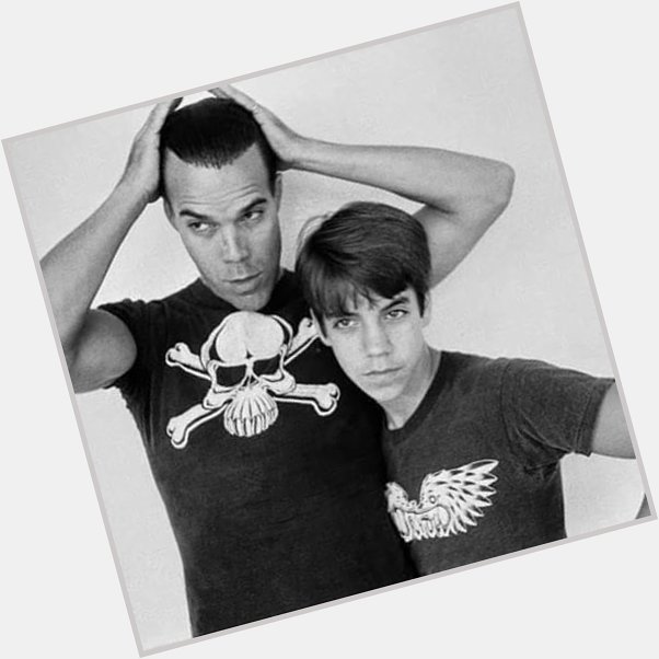 Blackie and Anthony Kiedis, 15 years old, LA, I guess 1977. Happy birthday AK 