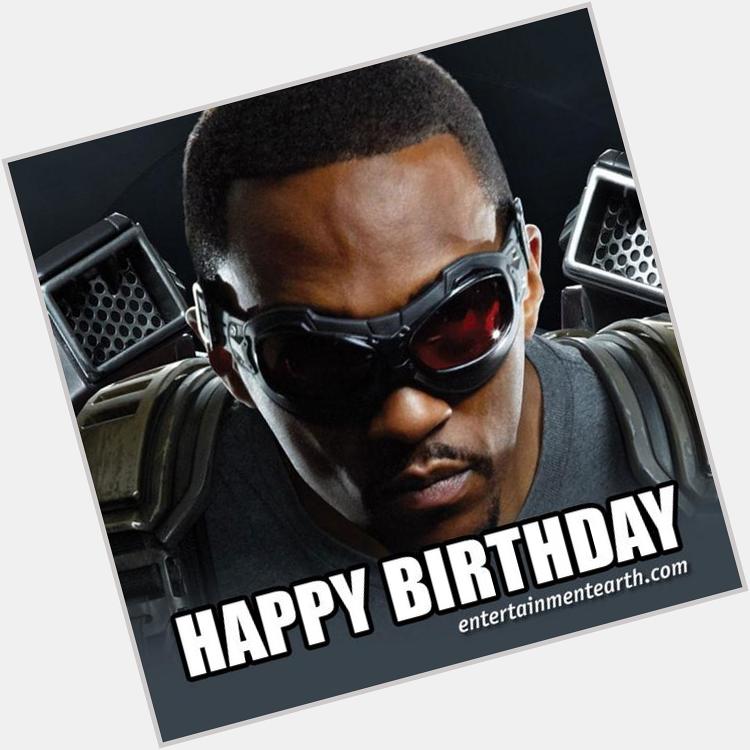Happy 36th Birthday to Anthony Mackie of Captain America! Shop 