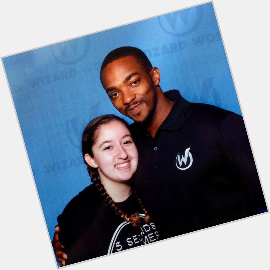 HAPPY BIRTHDAY TO ONE OF MY FAVORITE PEOPLE EVER, ANTHONY MACKIE! I MISS MEETING YOU! 