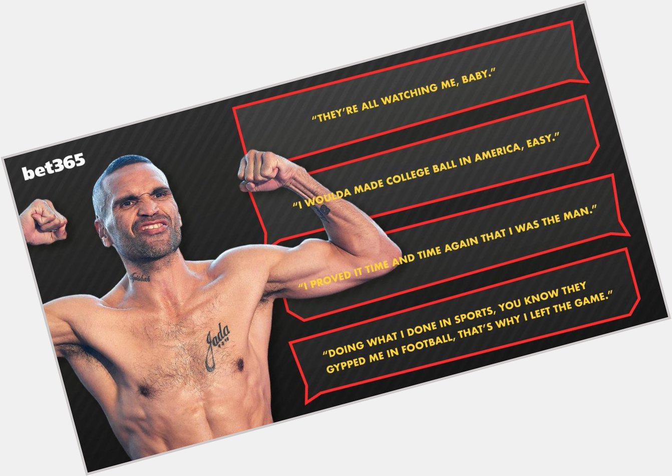 The man, the mouth, the legend.

Happy birthday Anthony Mundine. 