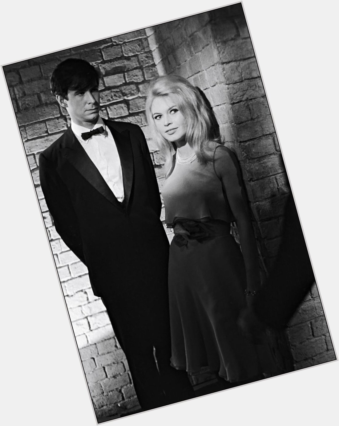 Publicity photo of Anthony Perkins and Brigitte Bardot for AGENT 38-24-36  1964.  Happy birthday Mr. Perkins. 