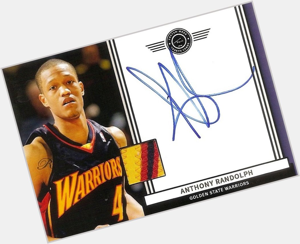 Happy birthday to Anthony Randolph of who turns 30 today. Enjoy your day 