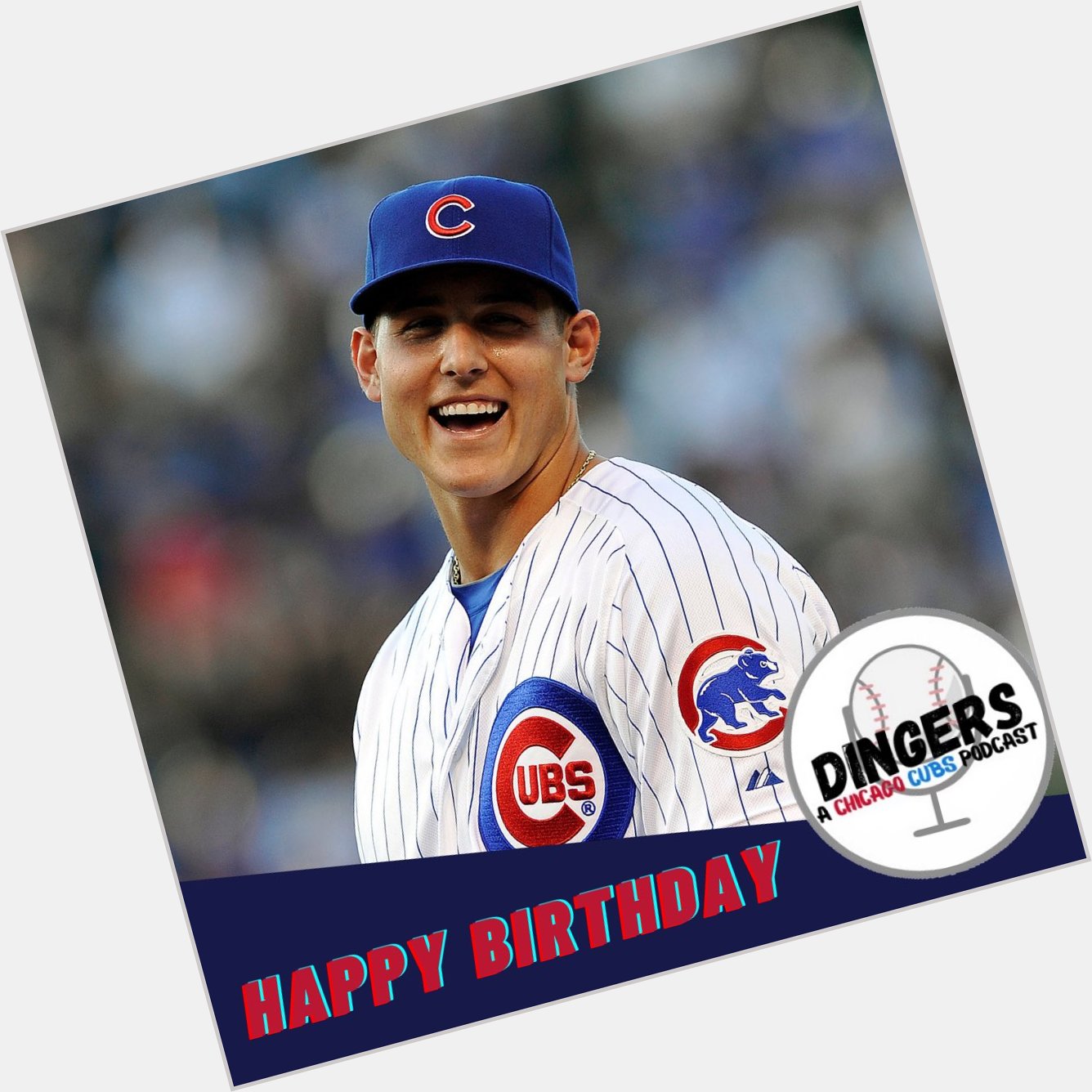 Happy Birthday to forever a Cub the legend. The Captain, TONY, Anthony Rizzo. 