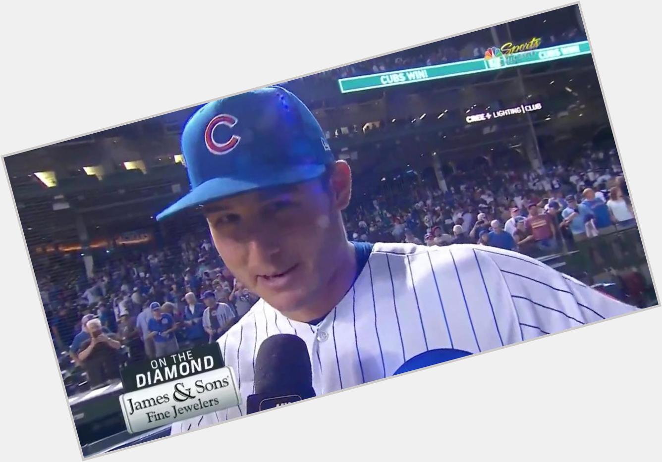 ICYMI: WATCH: Anthony Rizzo wishes his mom happy birthday in postgame interview:  