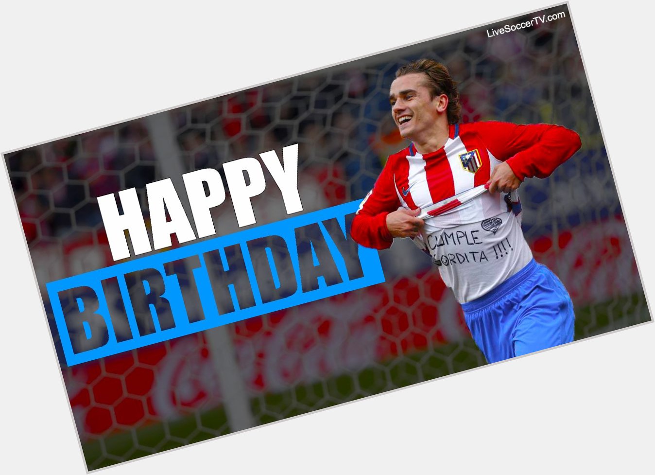 Happy birthday, Antoine Griezmann!

The Atlético Madrid star turns 2 6 today. 