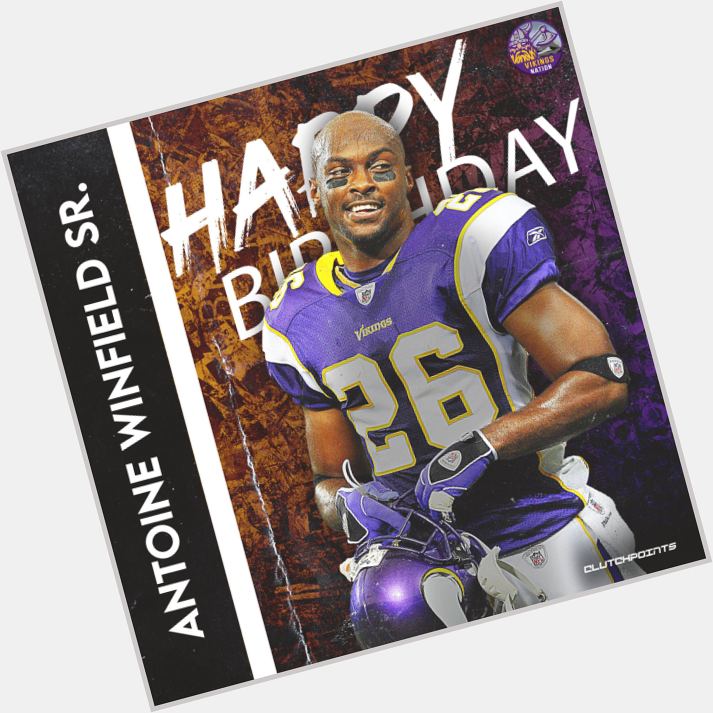 Vikings Nation, let\s wish a happy 45th birthday to one of the 50 greatest Vikings Antoine Winfield Sr. 