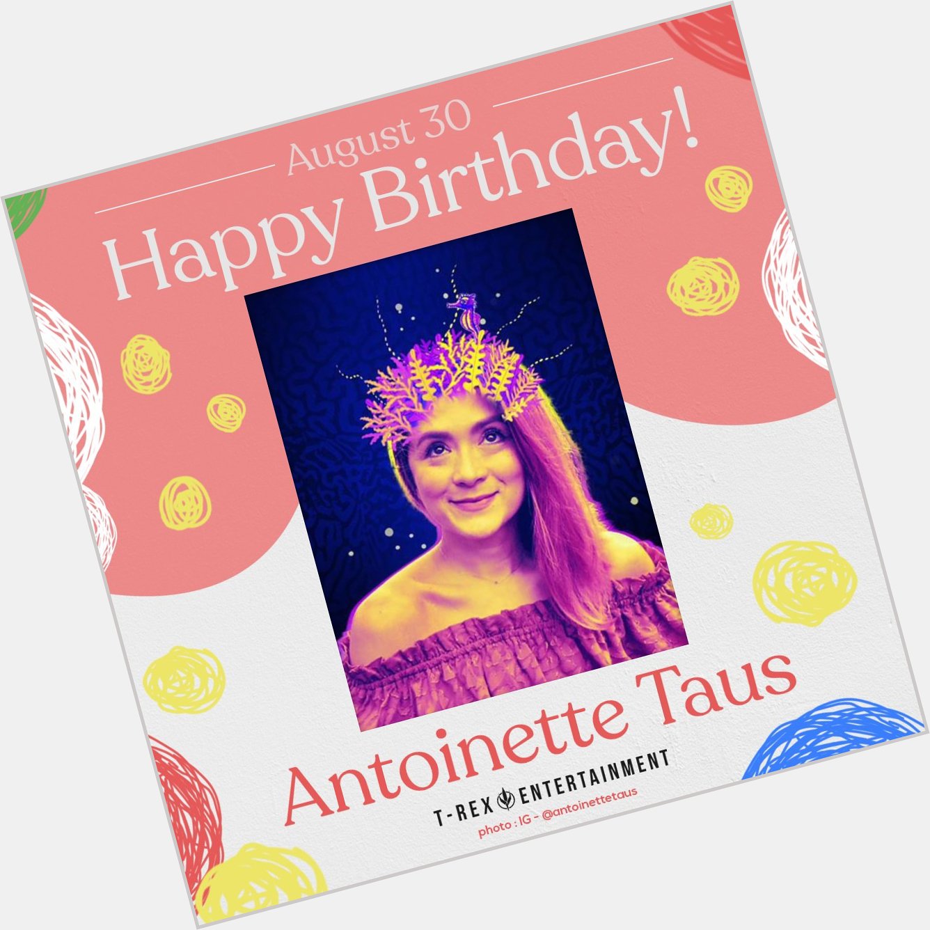 Happy 40th birthday, Antoinette Taus! Trivia: Her birth name is Antoinette Cherish Flores Taus. 