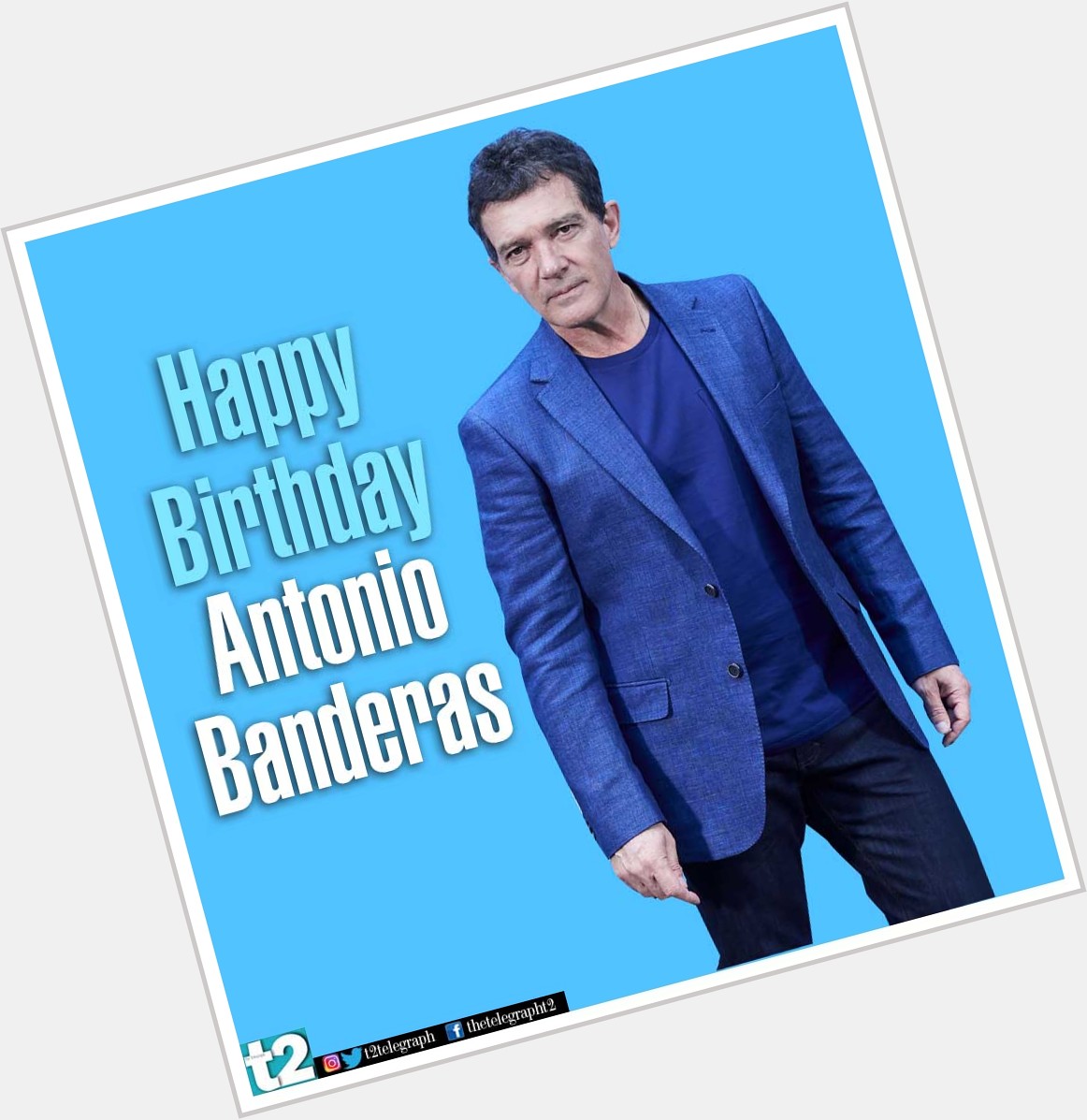 He\s aged like fine wine! Happy birthday, Antonio Banderas! 