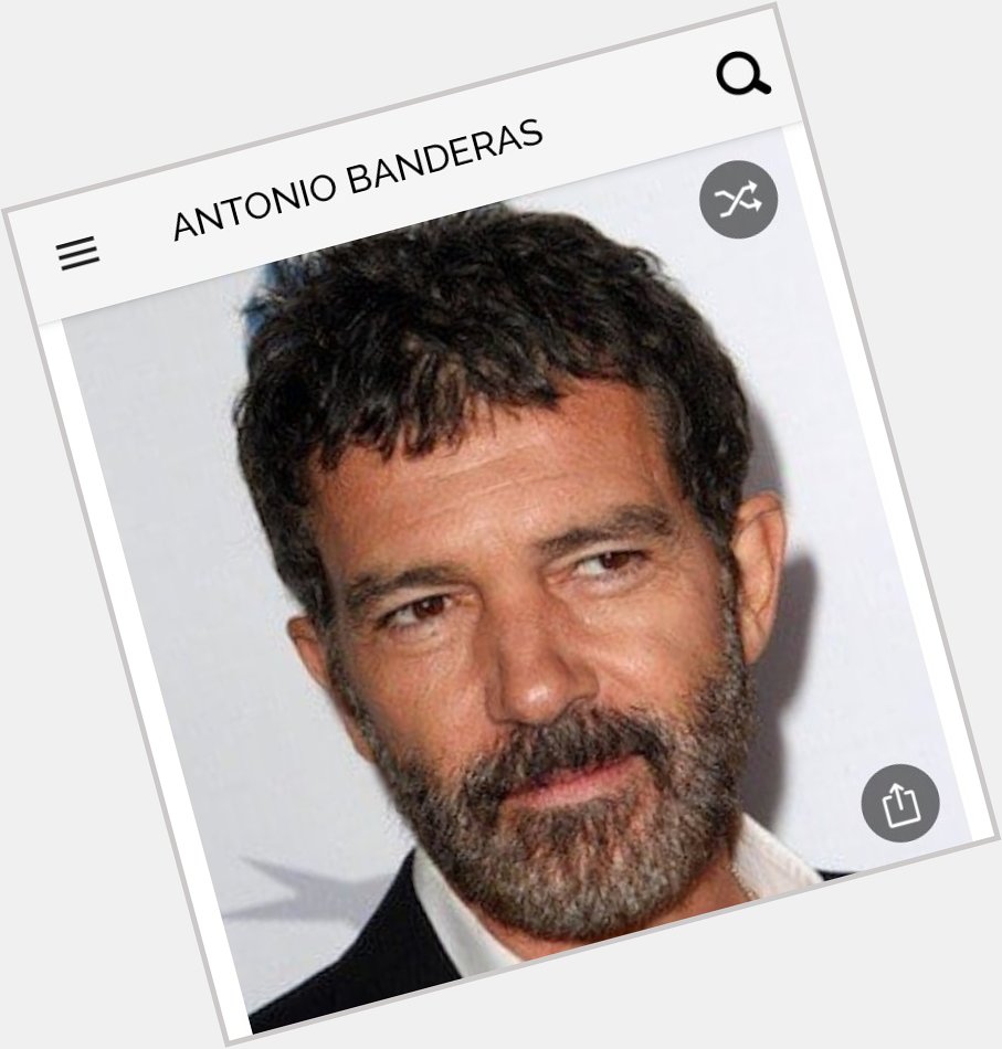 Happy birthday to this great actor.  Happy birthday to Antonio Banderas 