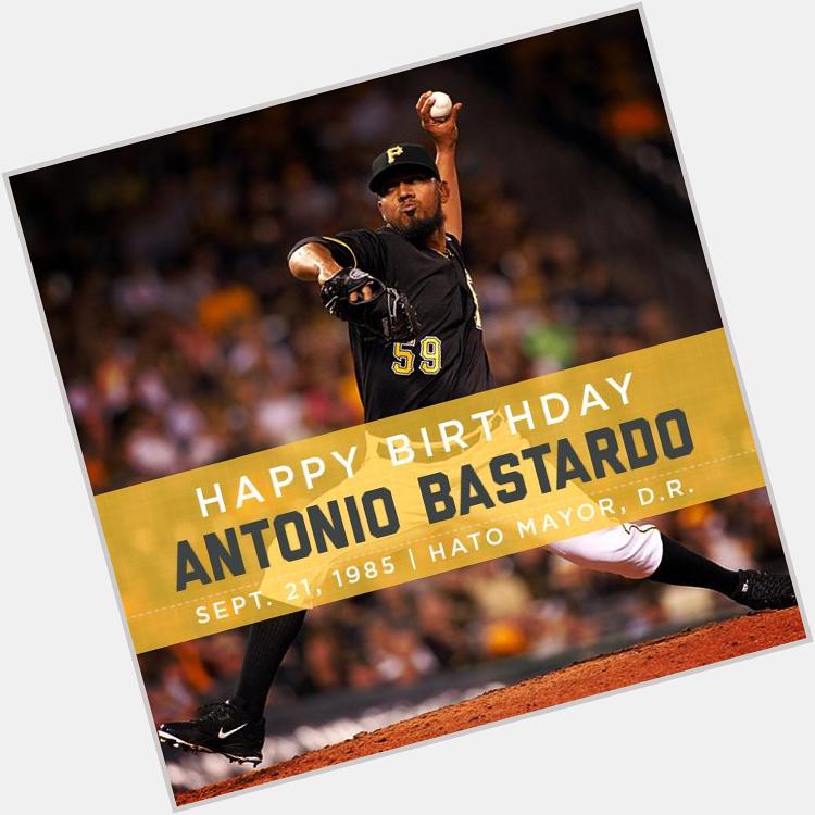 Pirates: Happy Birthday Antonio Bastardo!
Remessage to wish Antonio a Happy Birthday. 