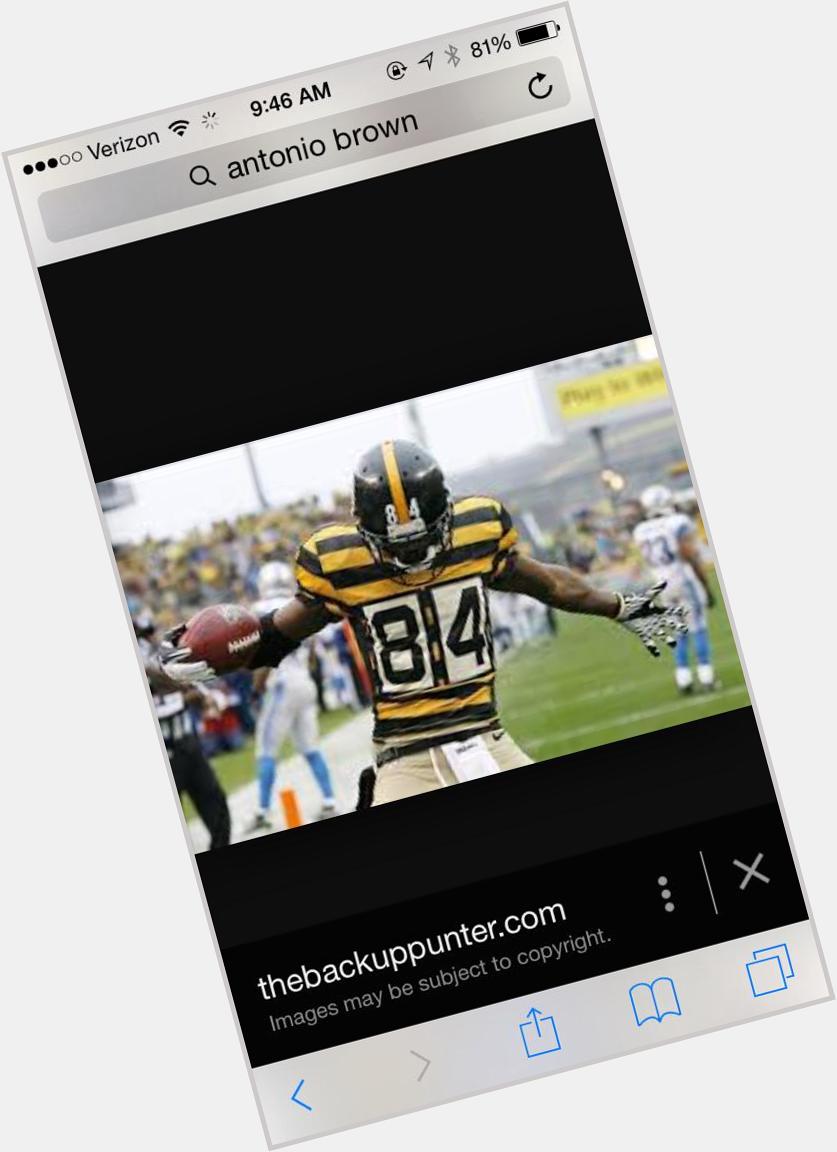 Happy Birthday To The Best a Wide receiver In The NFL Antonio Brown 