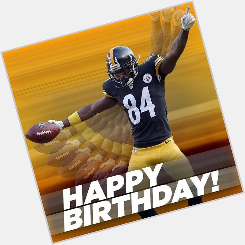 Double-tap to help us wish WR Antonio Brown a Happy Birthday! by nfl  