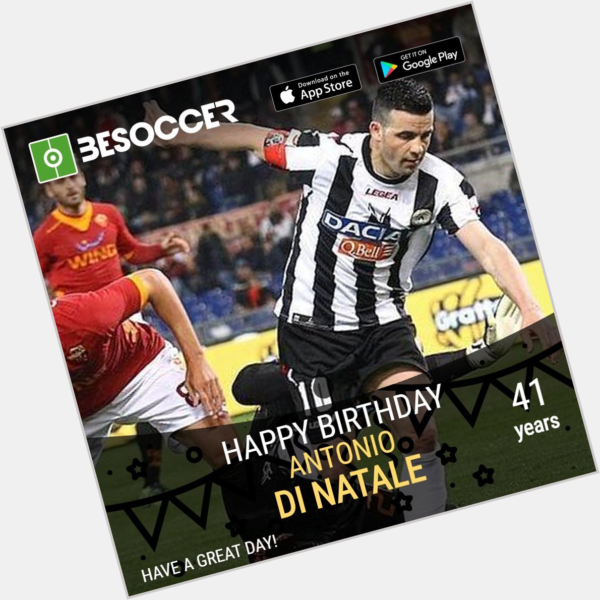 Happy birthday to legend Antonio Di Natale!        