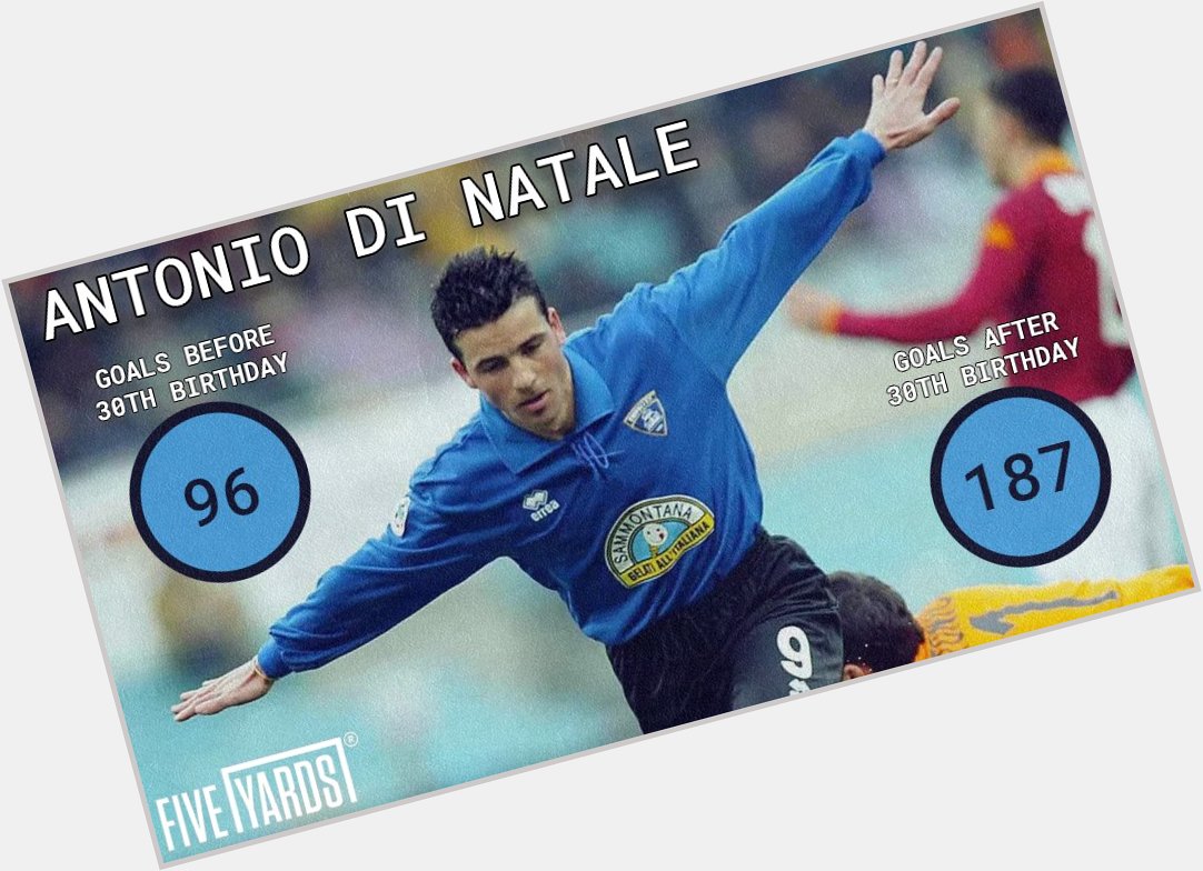    Italian strikers age like Italian wine   Happy birthday, Antonio Di Natale! 