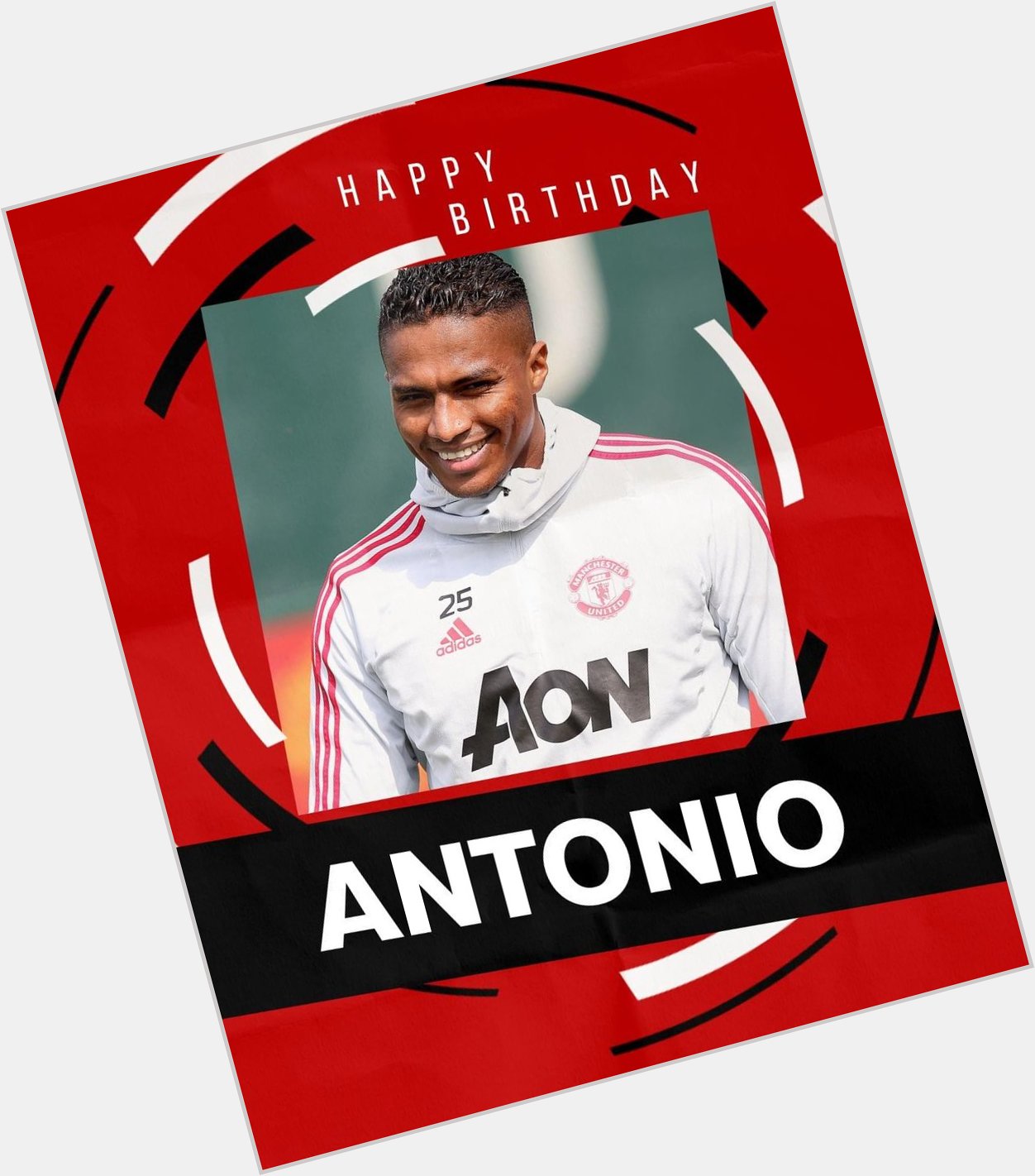 Happy birthday Antonio Valencia, eres una gran leyenda de este club 