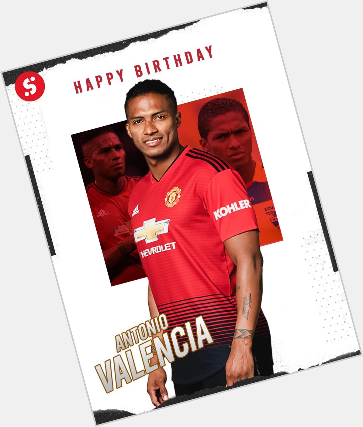 Happy birthday to former Man United captain Antonio Valencia, who turns 37 today!    