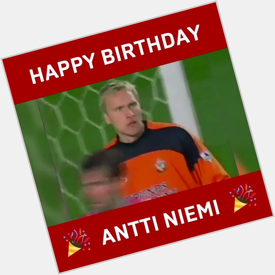 We\re wishing a happy 45th birthday to former keeper Antti Niemi! 