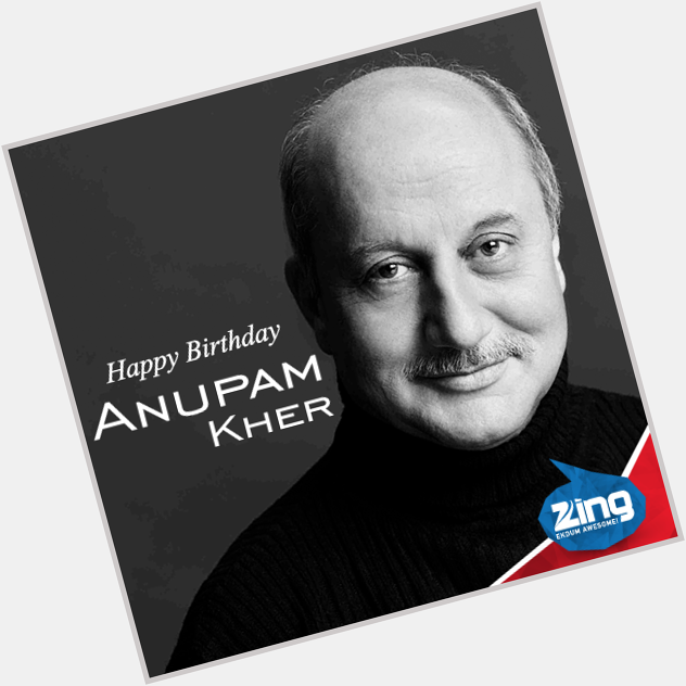 Wishing Anupam Kher one of the most talented and loved veteran star a very Happy Birthday! 