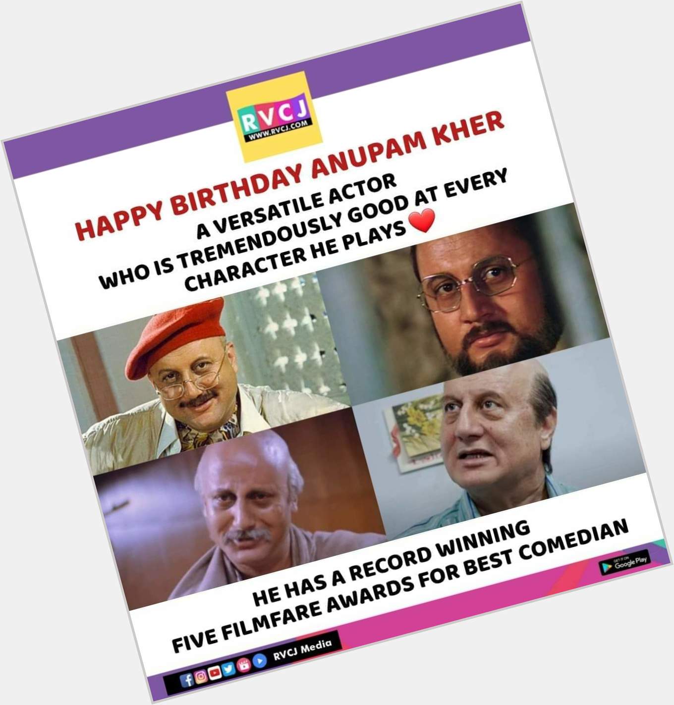 Happy Birthday Anupam Kher!    