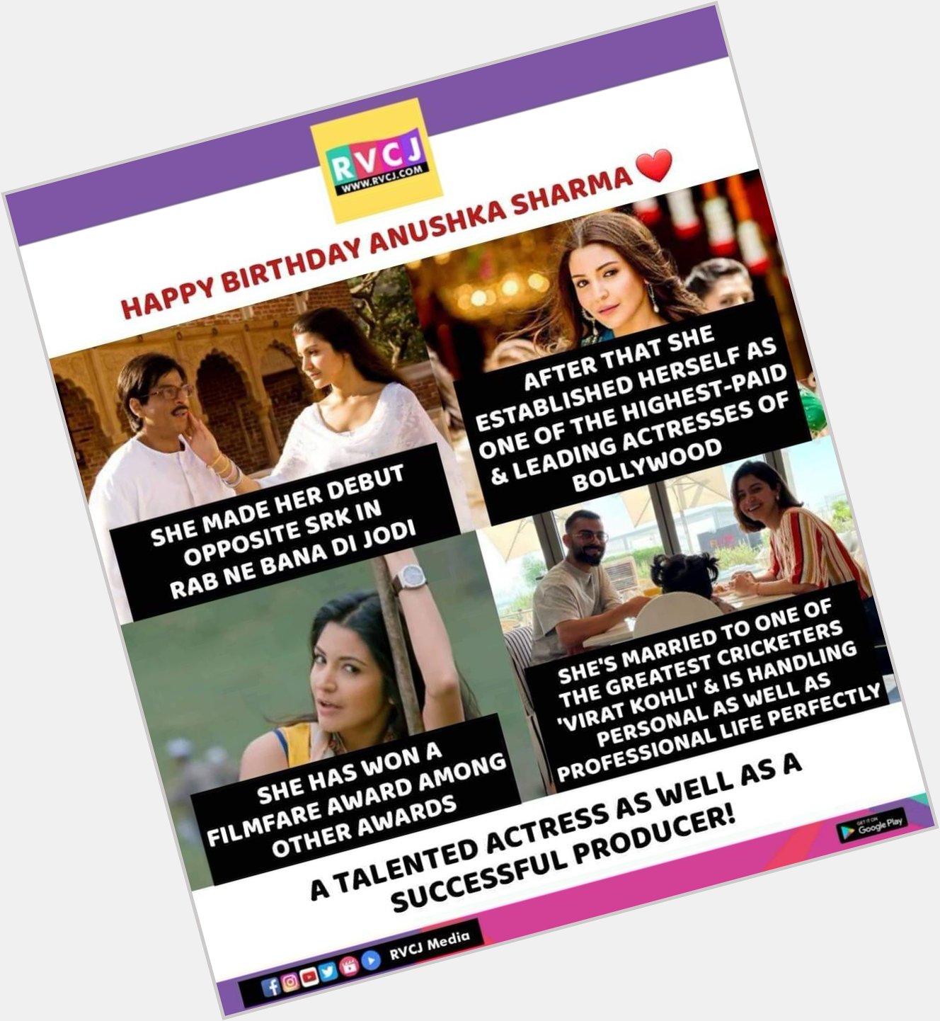Happy Birthday Anushka Sharma!    