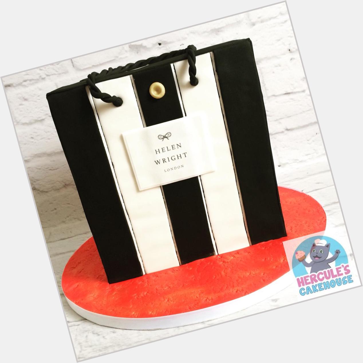 Bag or cake? Based on the beautiful packaging design of Anya Hindmarch. Happy birthday, Helen! 