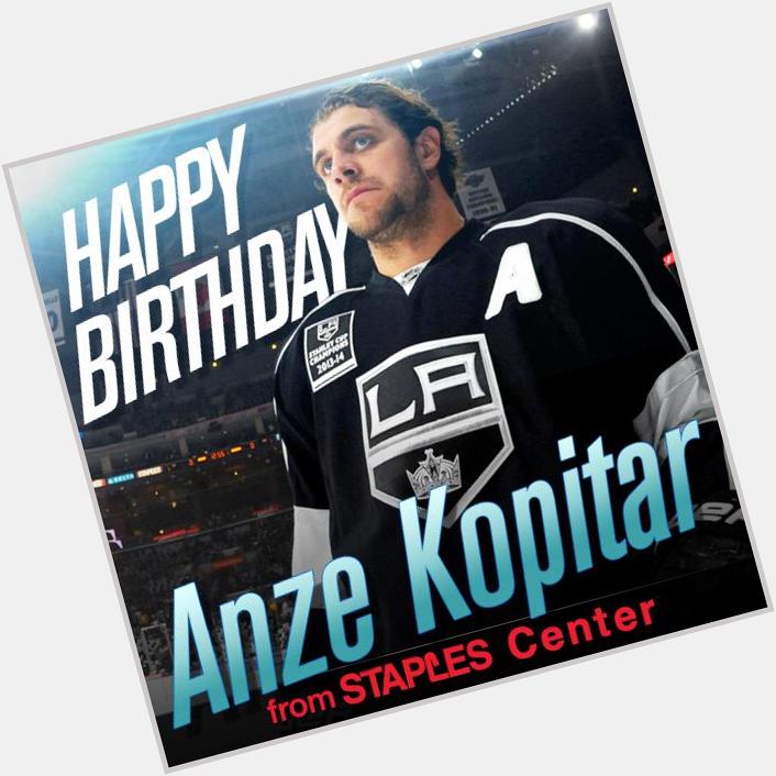 Happy Birthday to Anze Kopitar!  