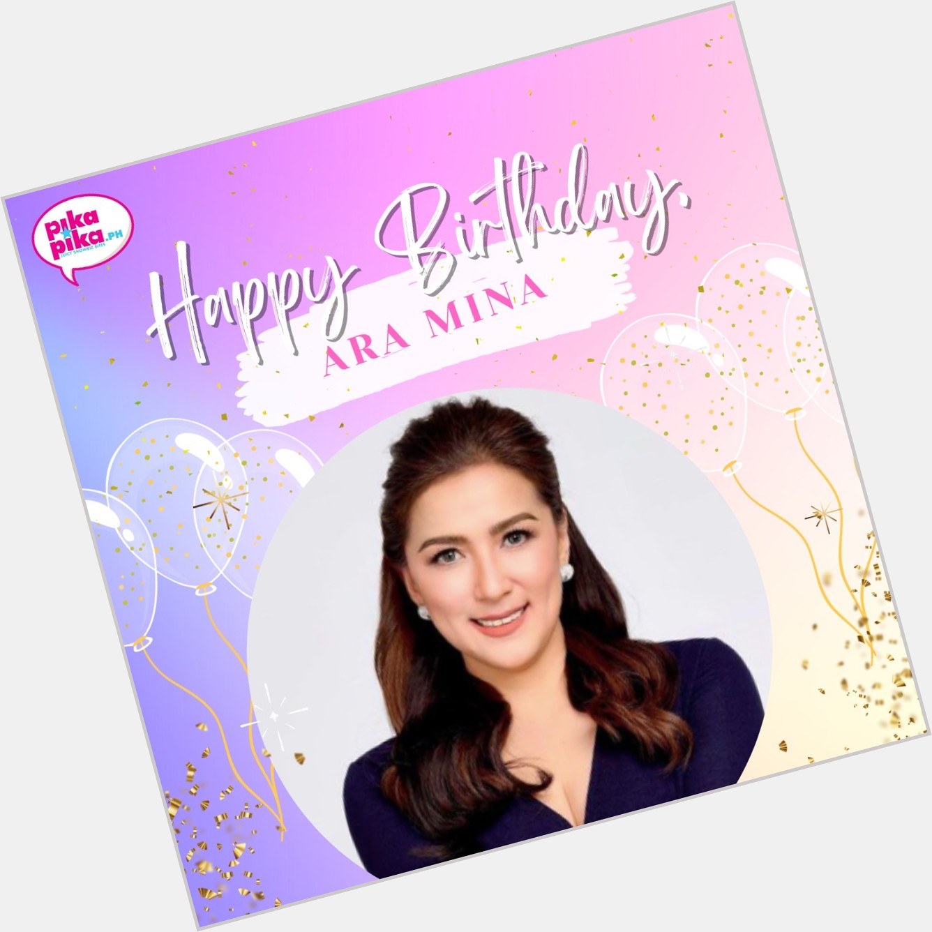 Happy birthday, Ara Mina! May your special day be filled with love and cheers.    