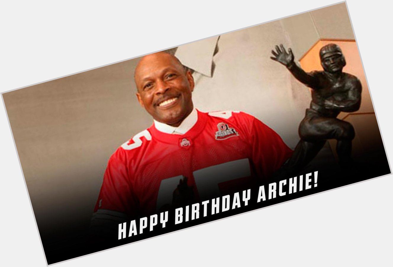 Happy Birthday Archie Griffin ! 