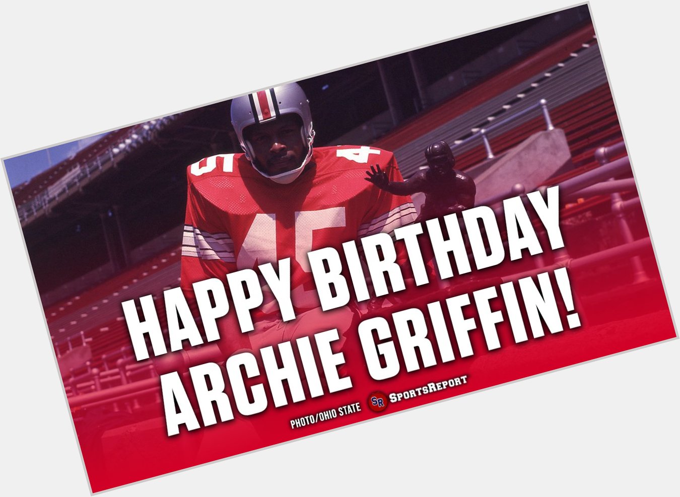  Fans, let\s wish legend Archie Griffin a Happy Birthday! GO 