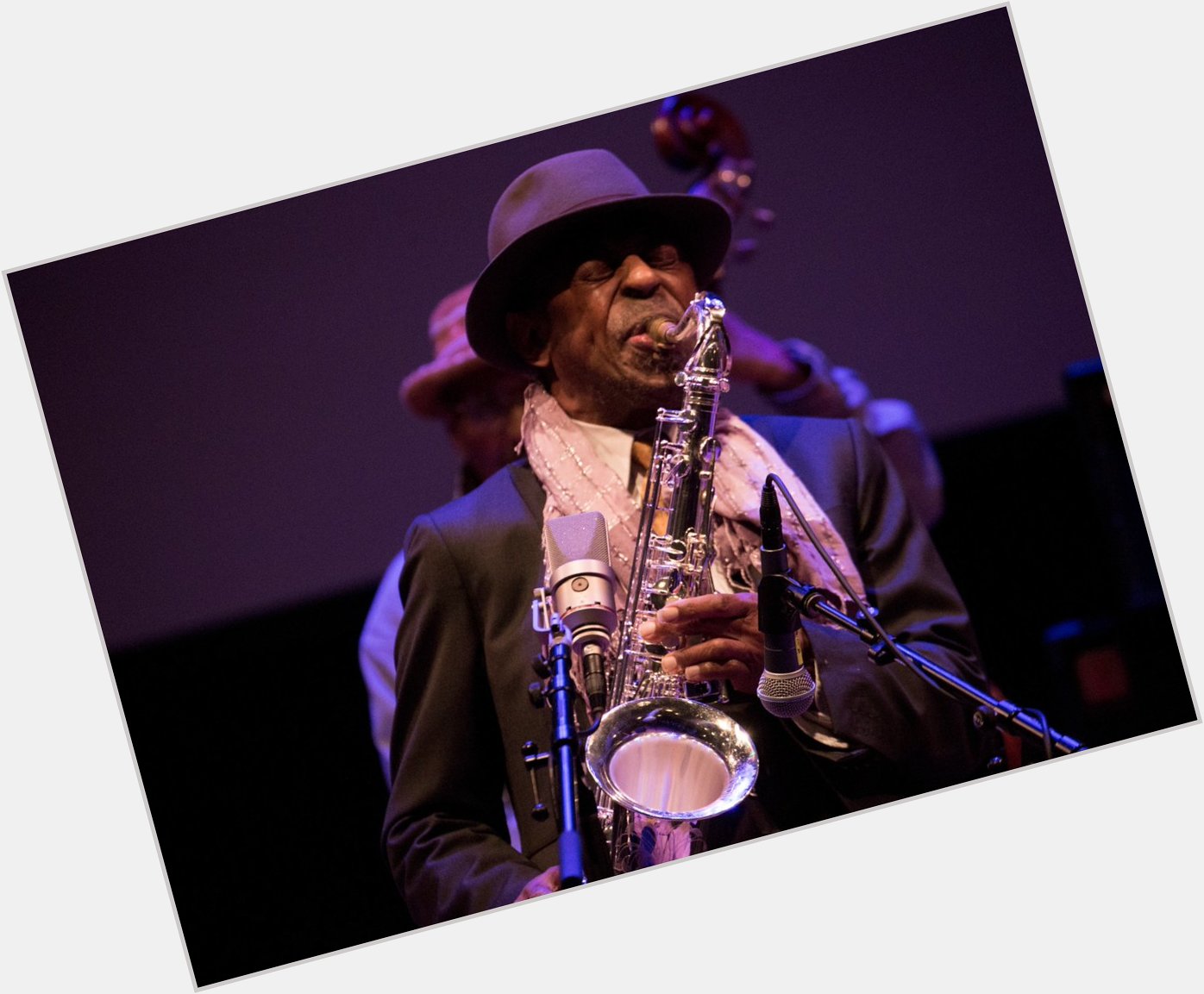 And happy birthday to this guy! So grateful to present Archie Shepp on the night before his 81st birthday! 
