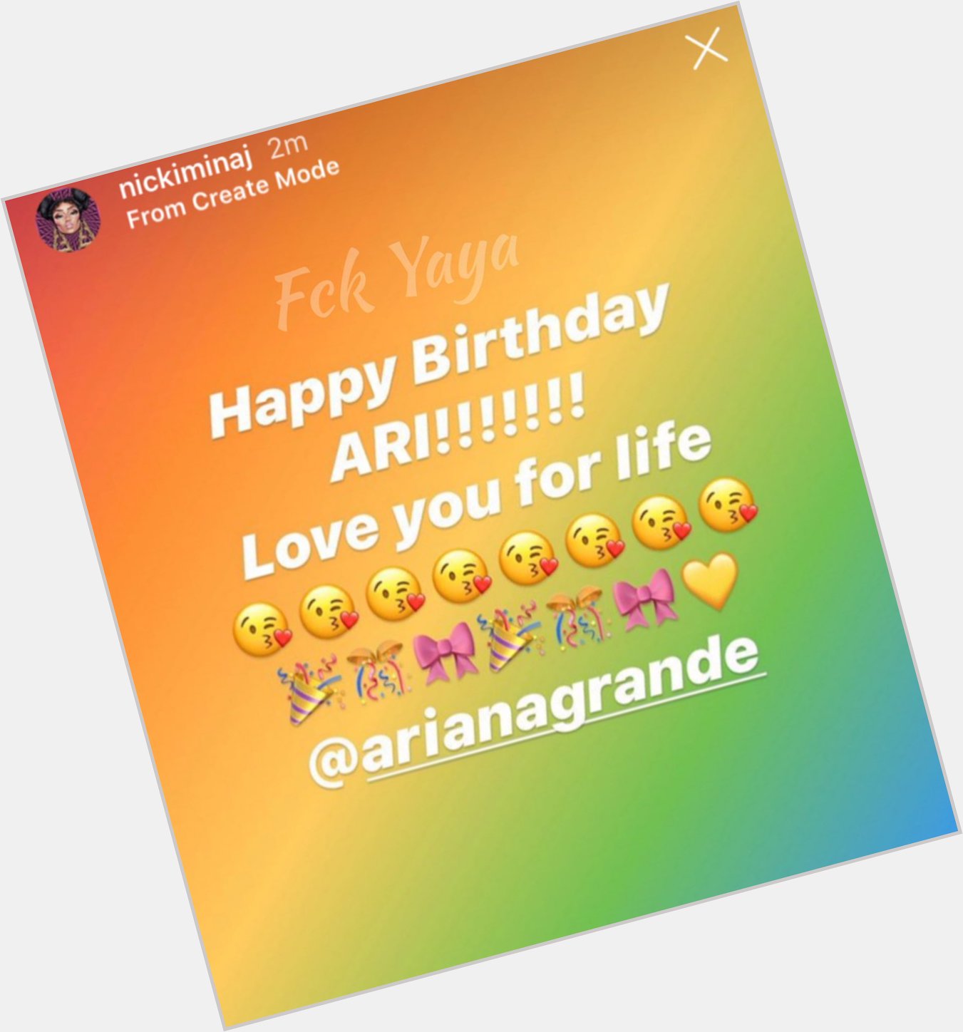 Nicki Minaj wishes Ariana Grande Happy Birthday 