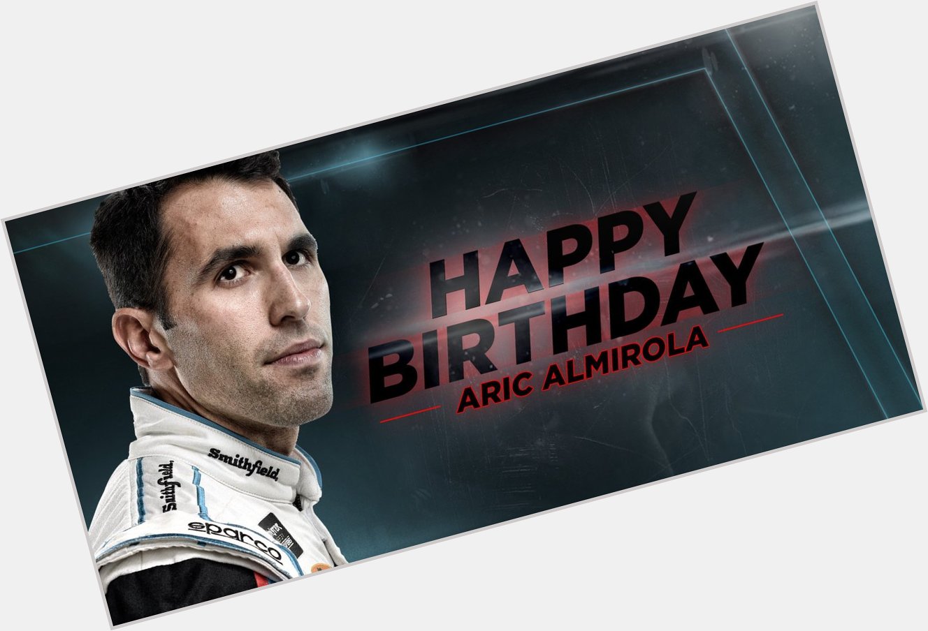 Remessage to help us wish aric_almirola Happy Birthday! 