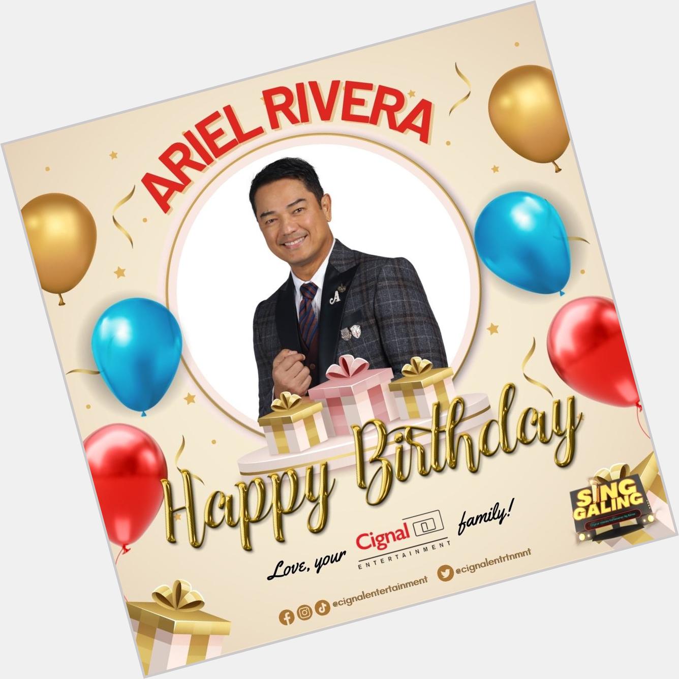 Happy birthday, Jukeboss Ariel Rivera! Your Cignal Entertainment family wishes you all the best!   