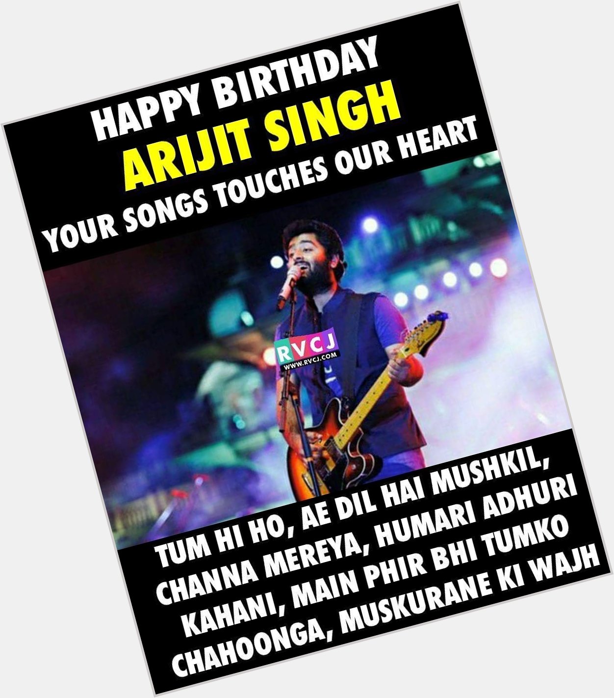 Happy Birthday Arijit Singh 