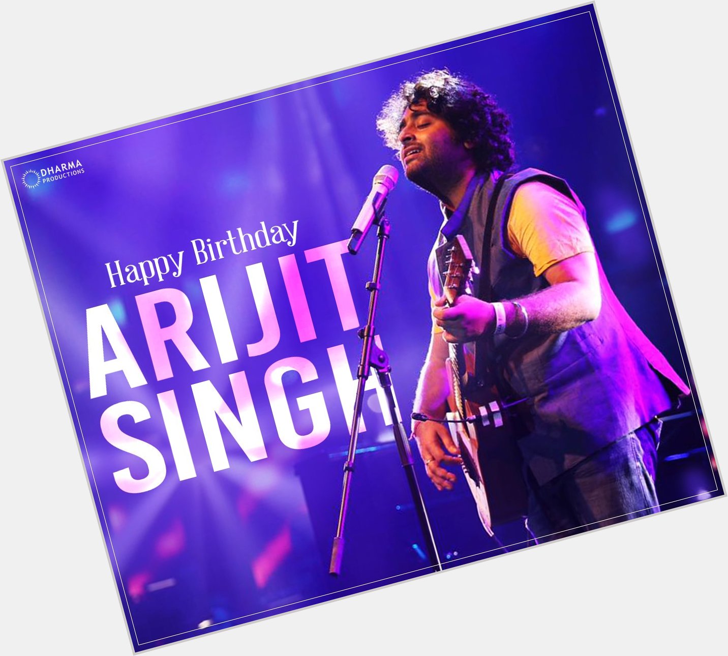 Happy birthday Arijit singh... 