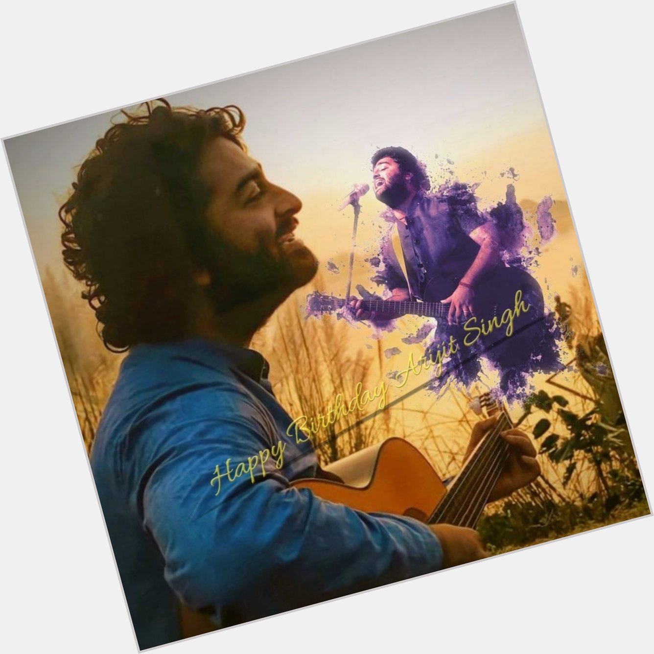 Happy birthday arijit singh my favorite singer from all time    