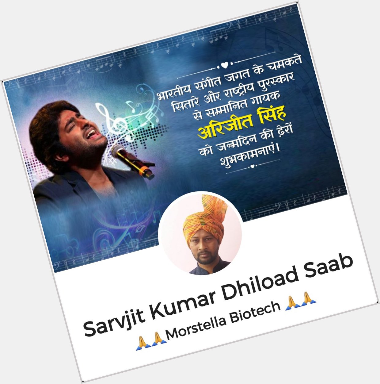 Melody King Arijit Singh Happy birthday 