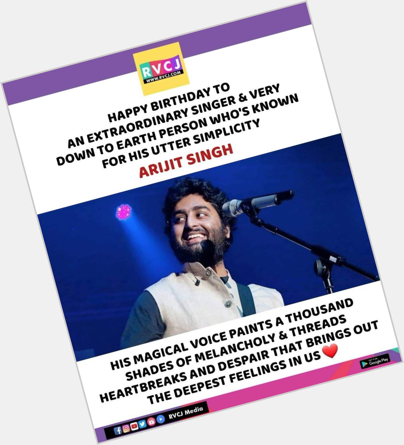 Happy Birthday Arijit Singh!     