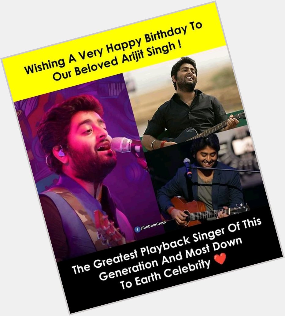 Happy birthday arijit singh 