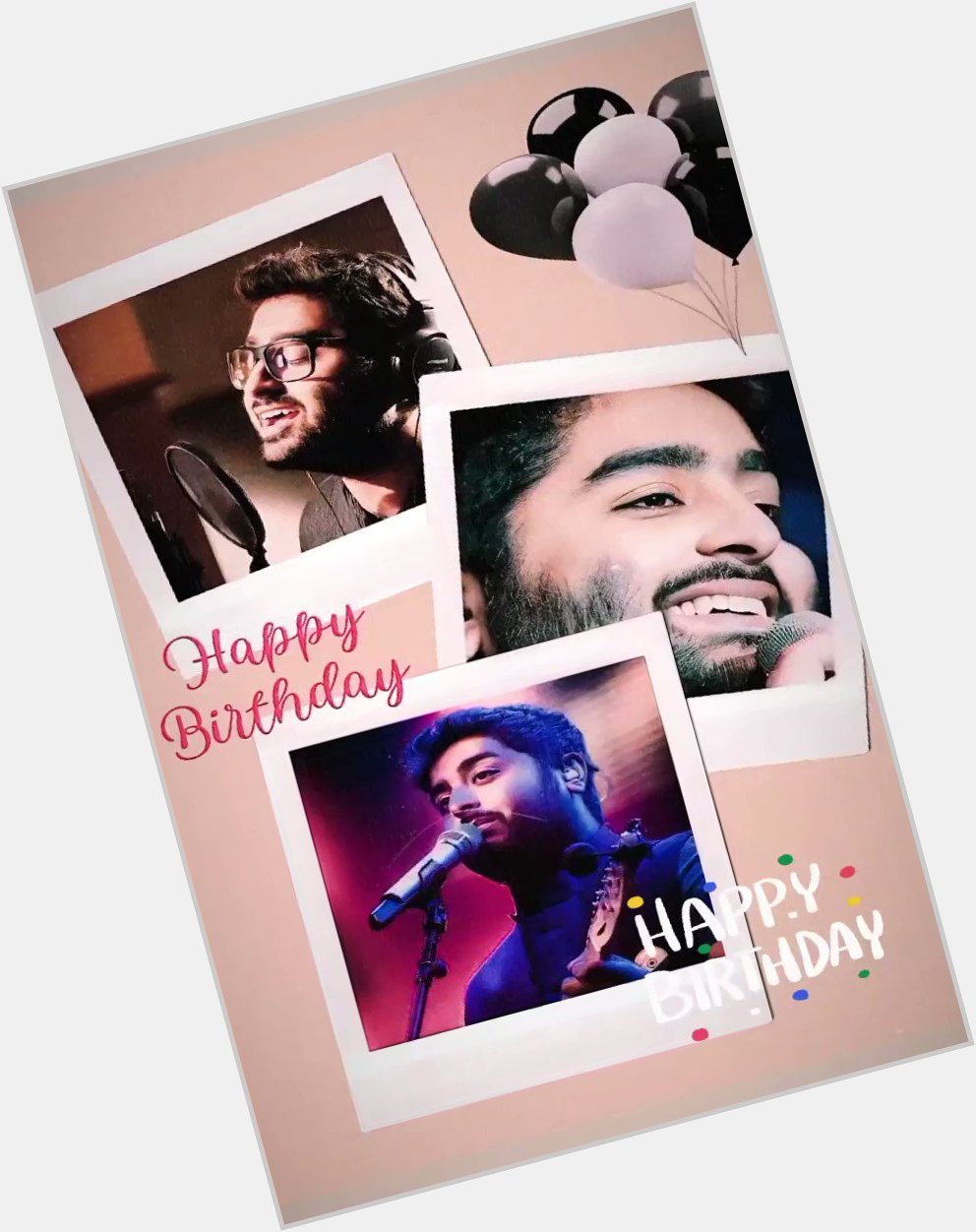 Happy Birthday to the king of music the Arijit Singh   