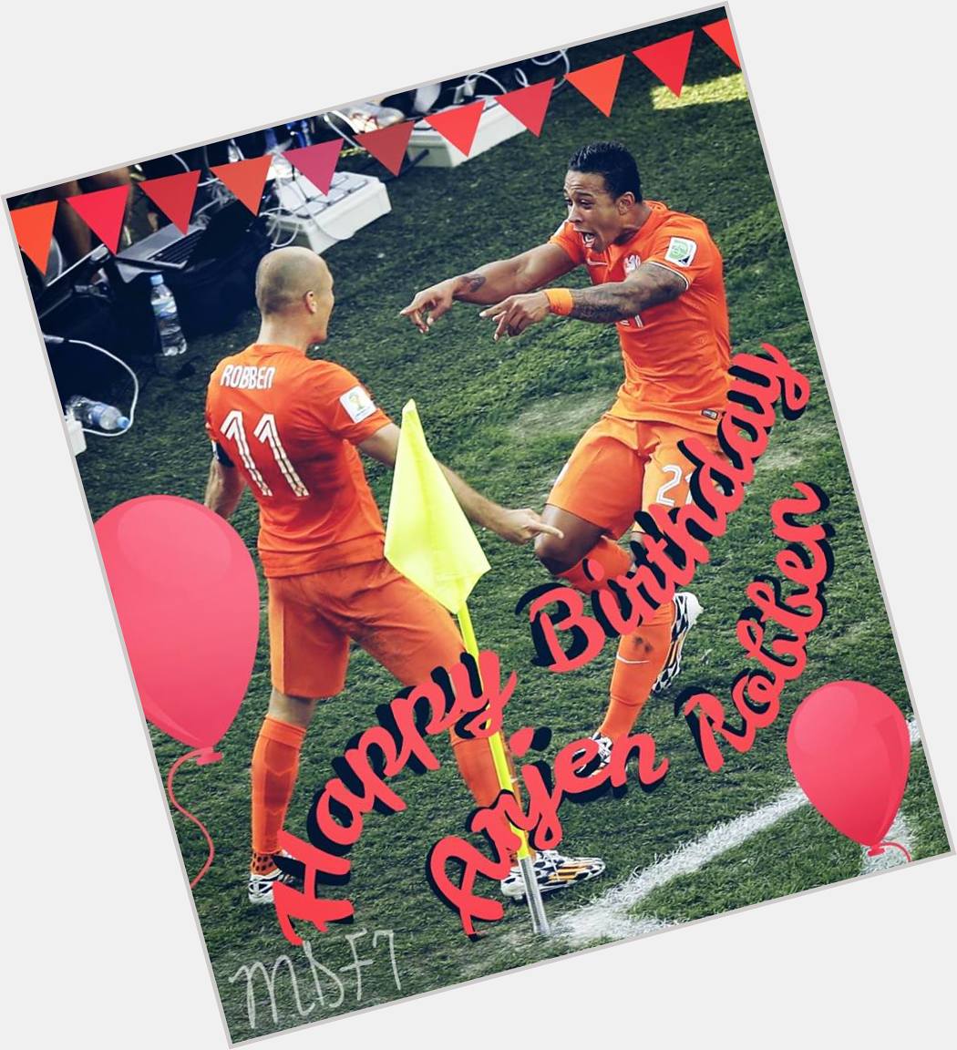Happy birthday Arjen Robben! 