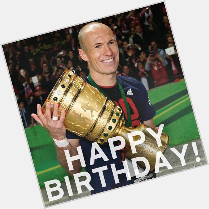 Happy birthday winger Arjen Robben 