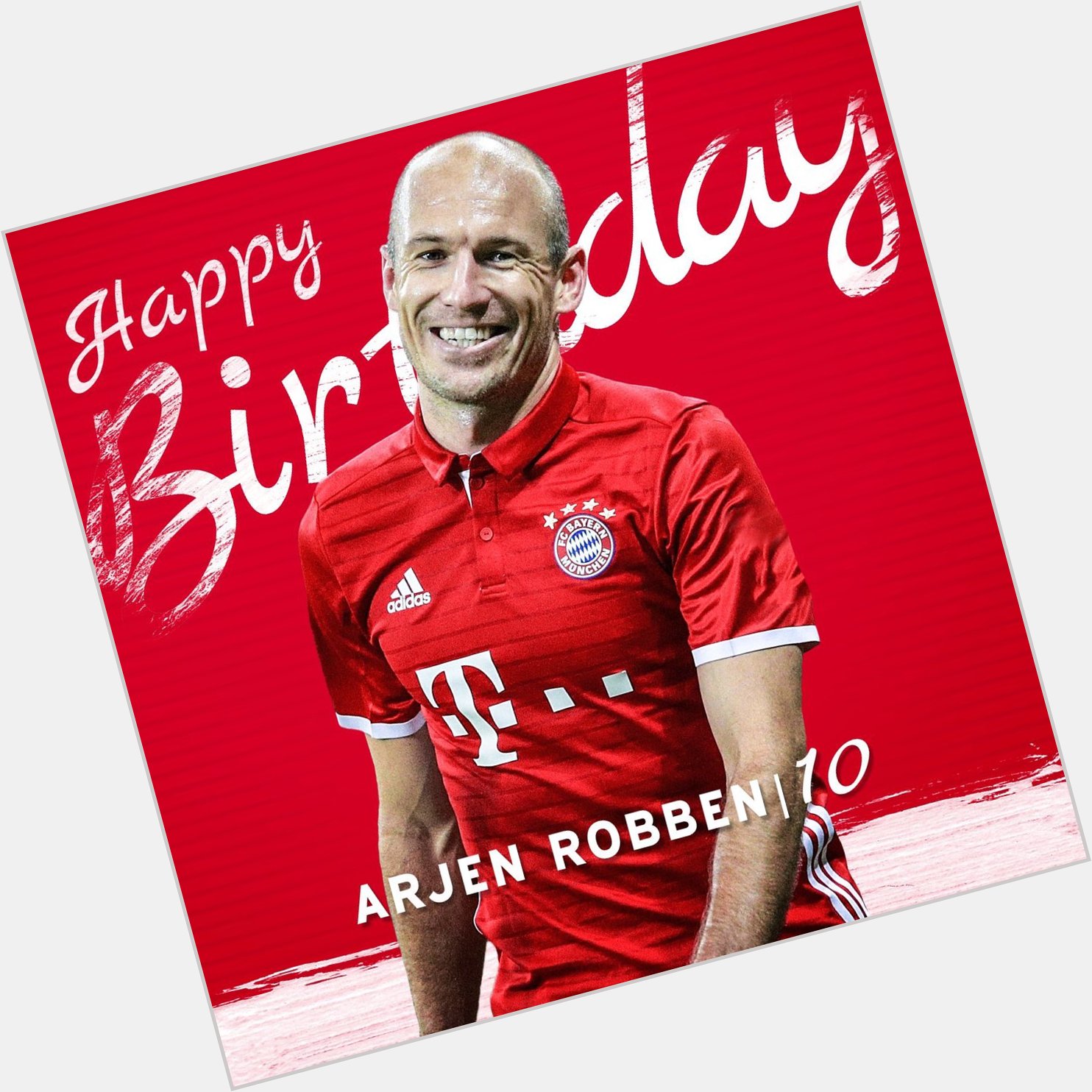 HAPPY BIRTHDAY TO MY FAV FOOTBALLER ARJEN ROBBEN, HIS 33 TODAY 