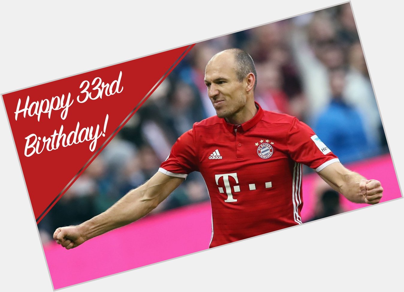 Happy birthday to Bayern Munich\s \"Mr. Wembley,\" Arjen Robben! 