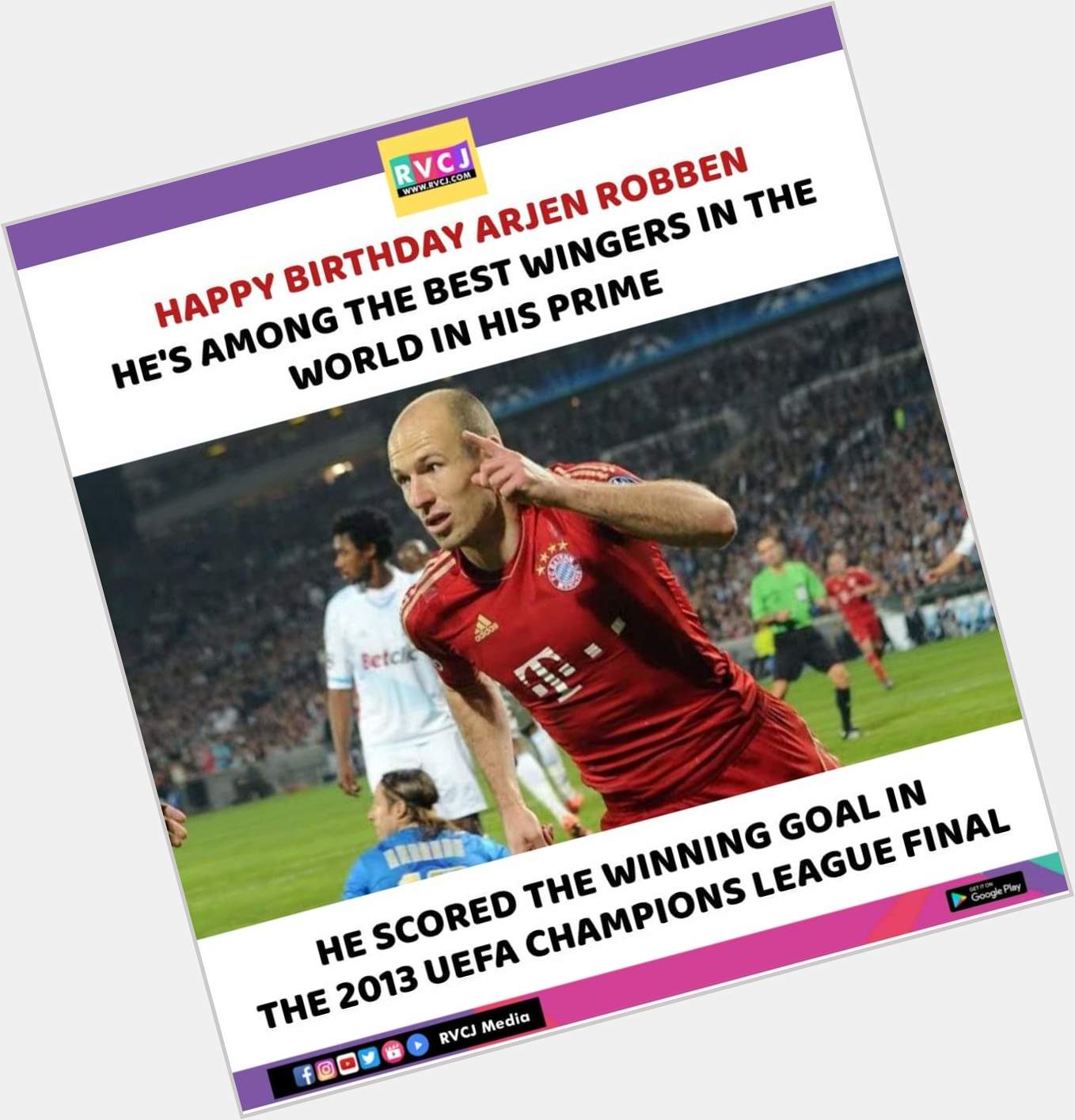 Happy Birthday Arjen Robben!  